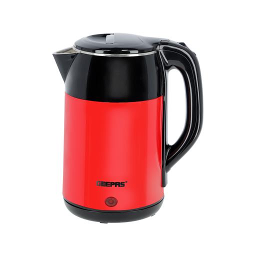 display image 0 for product Geepas GK6138 1500W 1.8L Electric Kettle - Stainless Steel Inner, Boil Dry Safety & Auto Shut Off | Heats up Quickly & Easily Boil Water, Tea & Coffee | 2 Year Warranty