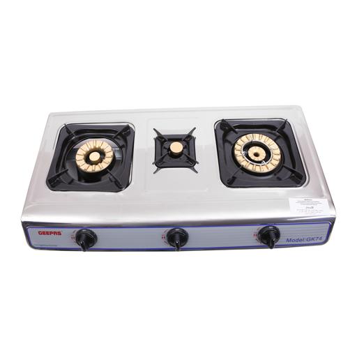 display image 5 for product Stainless Steel Gas Cooker with 3 Burners