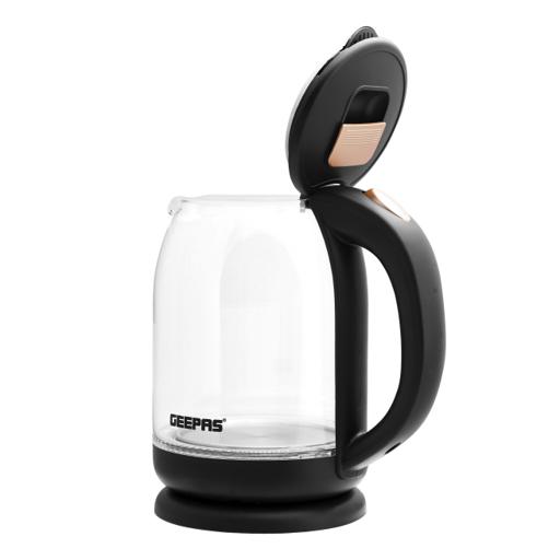 display image 7 for product Geepas 1500W Electric Glass Kettle 1.8L - Boil Dry Protection & Auto Shut Off | Heats up Quickly | Perfect for Hot Water, Tea & Coffee Maker | Cordless Kettle | 2 Year Warranty