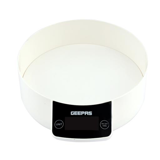 Geepas Kitchen Analog Kitchen Scale - Kitchen Food Scale and Multifunction  Weight Scale with Removable Bowl, 11