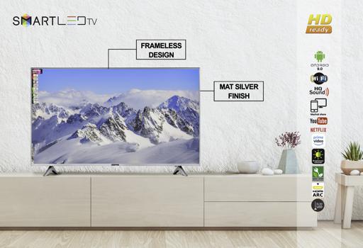 display image 7 for product 32" Smart LED TV, TV with Remote Control, GLED3202SEHD | HDMI & USB Ports, Head Phone Jack, PC Audio In | Wi-Fi, Android 9.0 with E-Share | YouTube, Netflix, Amazon Prime