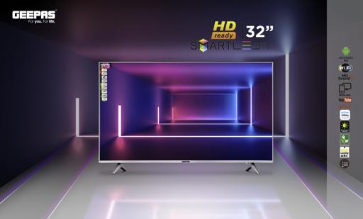 Geepas 32 HD Smart LED TV GLED3202SEHD