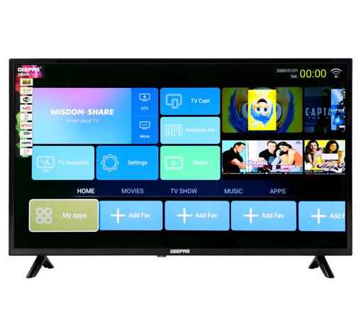 display image 1 for product 40" Smart LED TV, TV with Remote Control, GLED4058SXHD | HDMI & USB Ports, Head Phone Jack, PC Audio In | Wi-Fi, Android 9.0 with E-Share | YouTube, Netflix, Amazon Prime