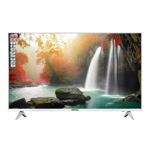 display image 0 for product Geepas 43" Smart LED TV, TV with Remote Control, GLED4328SXHD | HDMI & USB Ports, Head Phone Jack, PC Audio In | Wi-Fi, Android 9.0 with E-Share | YouTube, Netflix, Amazon Prime