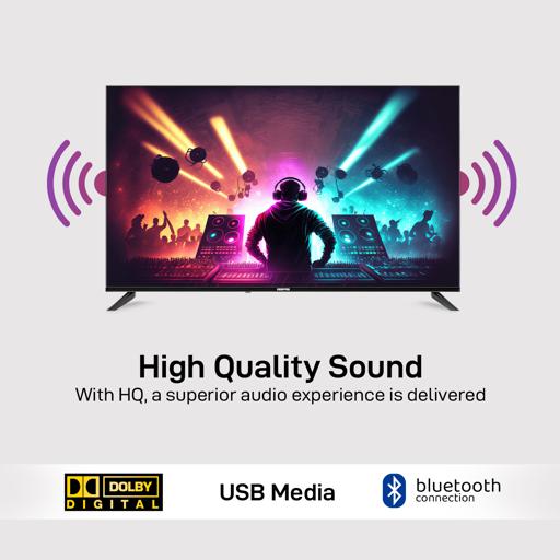 display image 2 for product Geepas 50'' 4K UHD, Google  Smart LED TV