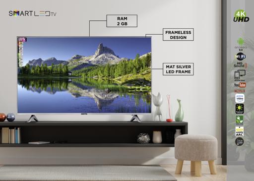 display image 6 for product 50" Smart LED TV, TV with Remote Control, GLED5028SEFHD | HDMI & USB Ports, Head Phone Jack, PC Audio In | Wi-Fi, Android 9.0 with E-Share | YouTube, Netflix, Amazon Prime