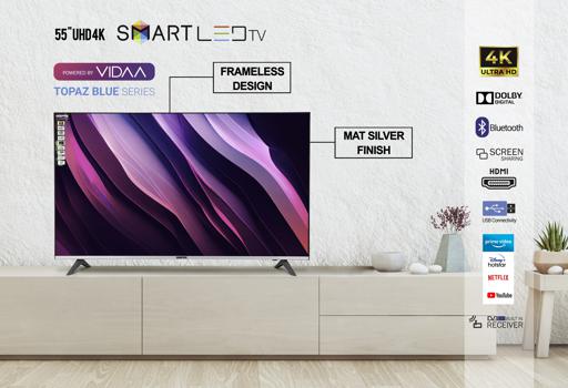 display image 3 for product Geepas 55" UHD 4K Smart LED TV VIDAA