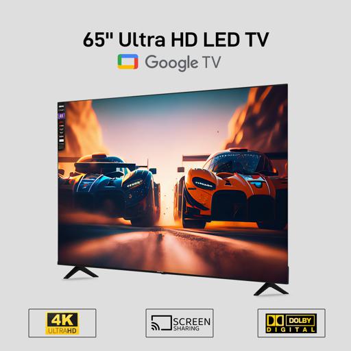 display image 4 for product Geepas 65'' 4K UHD, Google, Smart LED TV