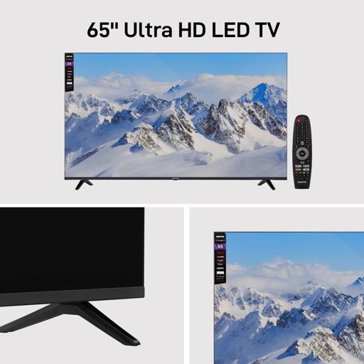 display image 1 for product Geepas 65'' 4K UHD, Google, Smart LED TV