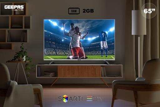 display image 7 for product 65" Smart LED TV, TV with Remote Control, GLED6538SEUHD | HDMI & USB Ports, Head Phone Jack, PC Audio In | Wi-Fi, Android 9.0 with E-Share | YouTube, Netflix, Amazon Prime