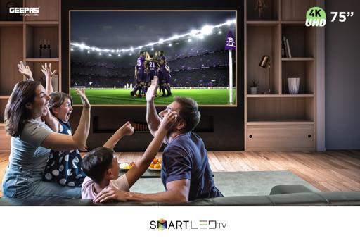 display image 6 for product 75" Smart LED TV, TV with Remote Control, GLED7520SEUHD | HDMI & USB Ports, Head Phone Jack, PC Audio In | Wi-Fi, Android 9.0 with E-Share | YouTube, Netflix, Amazon Prime