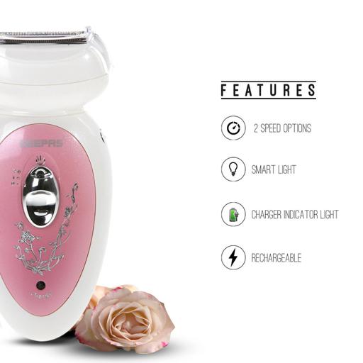 Buy Geepas 2 In 1 Rechargeable Epilator Lady Shaver Set Electric Hair