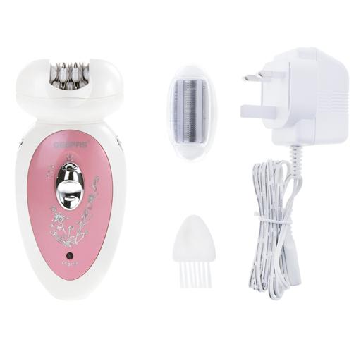 display image 7 for product Geepas 2 In 1 Rechargeable Ladies Epilator Set