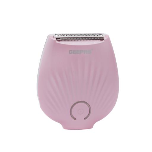 Geepas GLS8691 Lady Shaver - Rechargeable Portable Hair Remover Electric Trimmer Epilator for Face, Eyebrow, Legs Bikini Line Ladies Shaver- Wet & Dry Use hero image