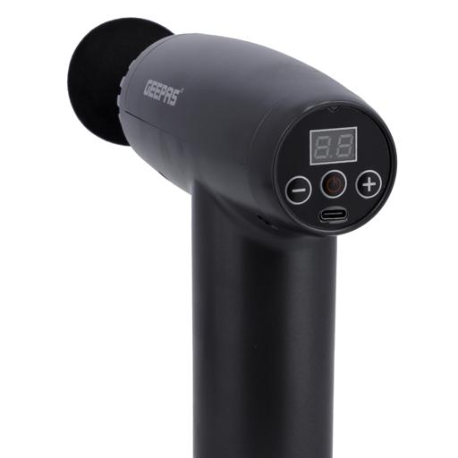 display image 11 for product Rechargeable 5-in-1 Digital Massager, Massage Gun, GM86060 | 30 Speeds Percussion Muscle Massager | Portable Fascia Gun with 4 Massager Heads for Athletes Muscle Tension Pain Relief
