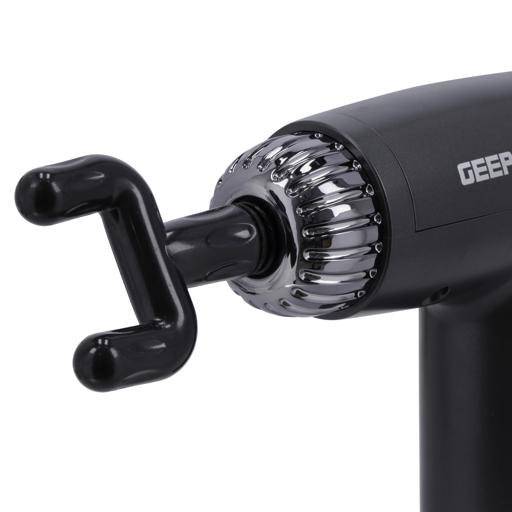 display image 14 for product Rechargeable 5-in-1 Digital Massager, Massage Gun, GM86060 | 30 Speeds Percussion Muscle Massager | Portable Fascia Gun with 4 Massager Heads for Athletes Muscle Tension Pain Relief