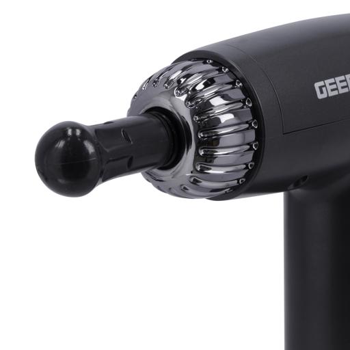 display image 10 for product Rechargeable 5-in-1 Digital Massager, Massage Gun, GM86060 | 30 Speeds Percussion Muscle Massager | Portable Fascia Gun with 4 Massager Heads for Athletes Muscle Tension Pain Relief