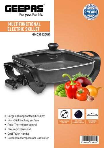 display image 8 for product Geepas 1500W Multifunctional Electric Skillet