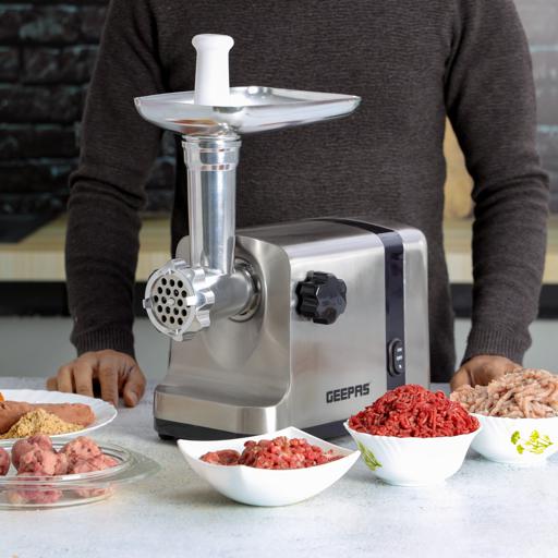 Stainless Steel Meat Grinder with Reverse function