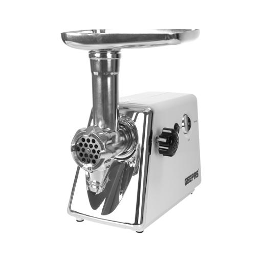 Buy Geepas 1200W Meat Grinder Electric Aluminum Gearbox, 3 Metal Cutting Plates, Accessories
