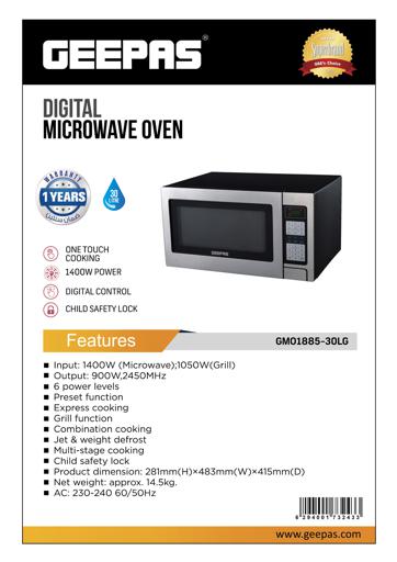 Black And Decker 30L Microwave Oven Unboxing 