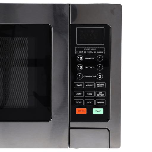 display image 7 for product Digital Microwave Oven 30L | 1500W Oven with Multiple Cooking Menus |Reheating, Defrost & Grill | Ideal Grilling, Roasting, Heating & More - Geepas 