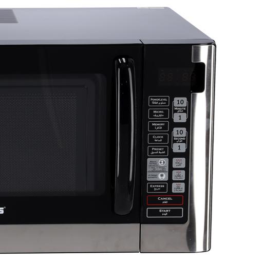 display image 5 for product Geepas GMO1898 45L Digital Microwave Oven - 1500W Multiple Cooking Menus with Arabic Control Panel |Reheating & Defrost Function|Handle door, Digital Controls