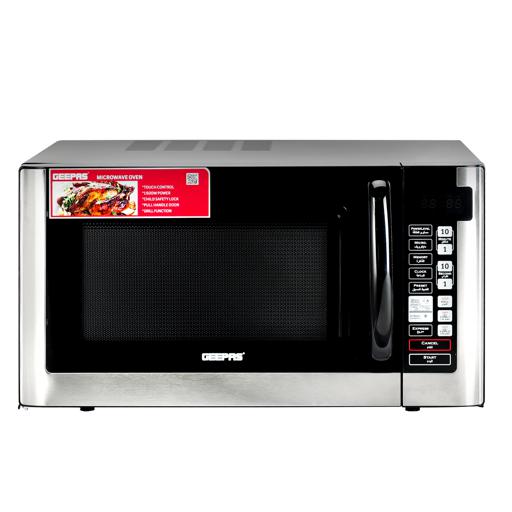 display image 10 for product Geepas GMO1898 45L Digital Microwave Oven - 1500W Multiple Cooking Menus with Arabic Control Panel |Reheating & Defrost Function|Handle door, Digital Controls