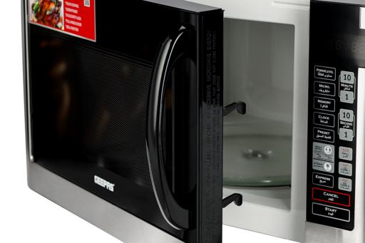 display image 14 for product Geepas GMO1898 45L Digital Microwave Oven - 1500W Multiple Cooking Menus with Arabic Control Panel |Reheating & Defrost Function|Handle door, Digital Controls