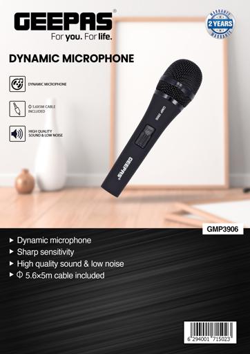 display image 14 for product Dynamic Microphone, Karaoke Microphone for Singing, GMP3906 | 5.6x5m Cable | Compatible with Karaoke Machine/Speaker/Amp for Karaoke Singing, Speech, Outdoor Activity