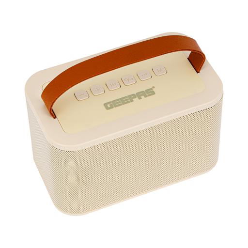 display image 10 for product Geepas GMS11112 Rechargeable Portable Speaker - 2600 mAh Battery Powered Speaker with Bluetooth, Microphone & Cable, USB Charging for Smartphones & Tablets