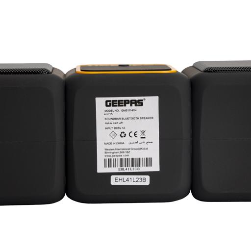 display image 8 for product Geepas GMS11141UK Bluetooth Speaker - Bluetooth Speaker with Hands-Free Calls | BT/USB/TF/FM/AUX |1500mAh Battery |Ideal for Parties, Movies, Playing Games