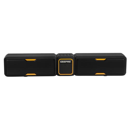 Geepas GMS11141UK Bluetooth Speaker - Bluetooth Speaker with Hands-Free Calls | BT/USB/TF/FM/AUX |1500mAh Battery |Ideal for Parties, Movies, Playing Games hero image