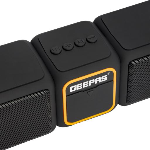 display image 11 for product Geepas GMS11141UK Bluetooth Speaker - Bluetooth Speaker with Hands-Free Calls | BT/USB/TF/FM/AUX |1500mAh Battery |Ideal for Parties, Movies, Playing Games