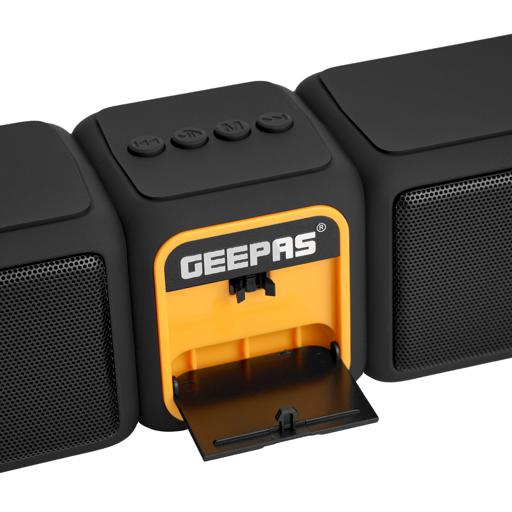 display image 6 for product Geepas GMS11141UK Bluetooth Speaker - Bluetooth Speaker with Hands-Free Calls | BT/USB/TF/FM/AUX |1500mAh Battery |Ideal for Parties, Movies, Playing Games