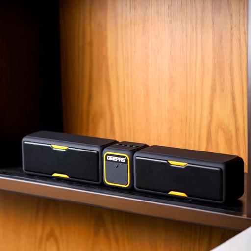 display image 5 for product Geepas GMS11141UK Bluetooth Speaker - Bluetooth Speaker with Hands-Free Calls | BT/USB/TF/FM/AUX |1500mAh Battery |Ideal for Parties, Movies, Playing Games