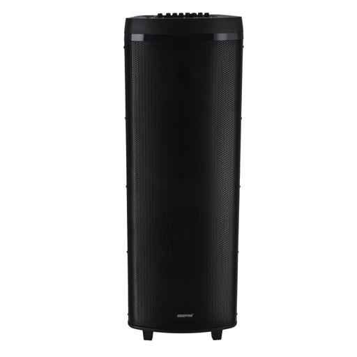 display image 6 for product Hi-Fi Speaker with UHF Mic & Remote | USB & BT | GMS11153 | With TF, FM and TWS Functions | Includes Aux/Guitar and MIC Input |  2*12" DJ Speaker