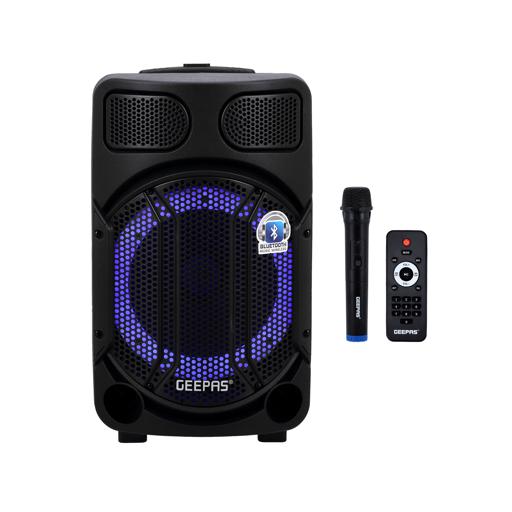 display image 0 for product Portable and Rechargeable Speaker, Remote Control, GMS11167 | BT/FM/USB/SD Card/ TWS | Speaker with LED Disco Light, Wireless MIC & AUX Input