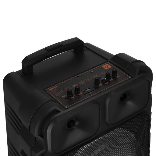 display image 6 for product Rechargeable Trolley Speaker | Bluetooth Portable Speaker with Mic and Remote - Geepas 