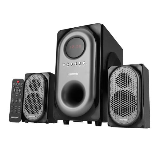 display image 10 for product Geepas GMS7493N 2-in-1 CH Multimedia Speaker, Remote Control | Powerful 5.25" Sub-Woofer | USB, Bluetooth & Multiple Device Inputs | Surround Sound Effect Super Bass