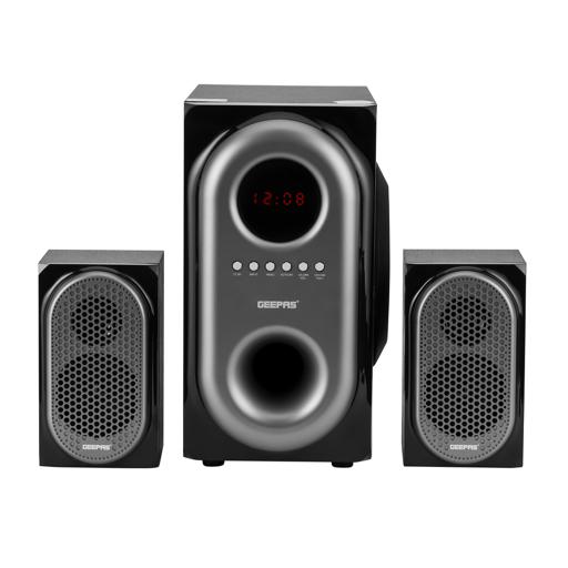 display image 9 for product Geepas GMS7493N 2-in-1 CH Multimedia Speaker, Remote Control | Powerful 5.25" Sub-Woofer | USB, Bluetooth & Multiple Device Inputs | Surround Sound Effect Super Bass