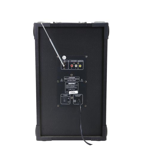 display image 6 for product Geepas GMS8425 6.5" 2 Channel Professional Speakers - Master Volume/Bass/Treble Knob, Wireless Microphone, USD & SD Ports |Ideal for Discos, Singing, Karaoke
