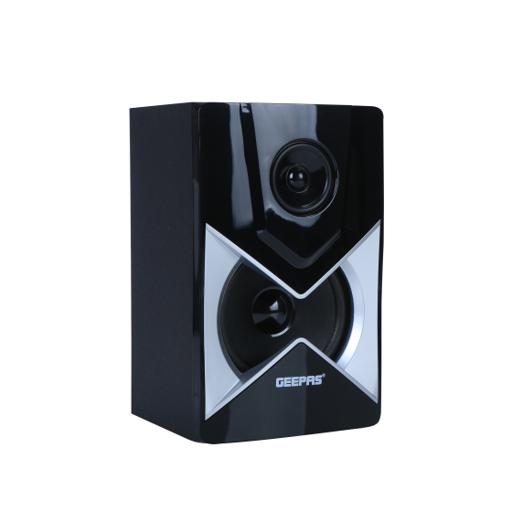 display image 8 for product Geepas GMS8515 2.1 Channel Multimedia Speaker - 20000W PMPO, Powerful Woofer | USB, Bluetooth, Ideal for Pc, Play Station, Tv, Smartphone, Tablet, Music Player