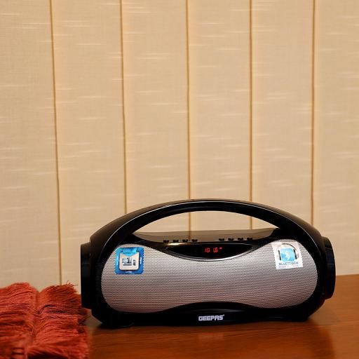 display image 1 for product Geepas Rechargeable Bluetooth Speaker - 1800 Mah Portable Wireless Speakers, 5 Hours Playtime