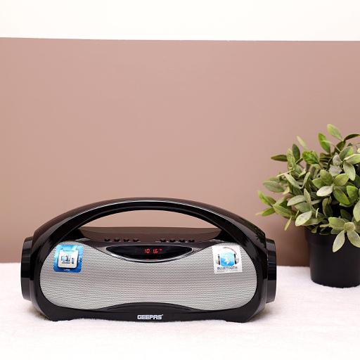 display image 2 for product Geepas Rechargeable Bluetooth Speaker - 1800 Mah Portable Wireless Speakers, 5 Hours Playtime