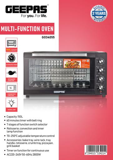 display image 25 for product Electric Oven/150L/Rotisseri/Convctn 1x1