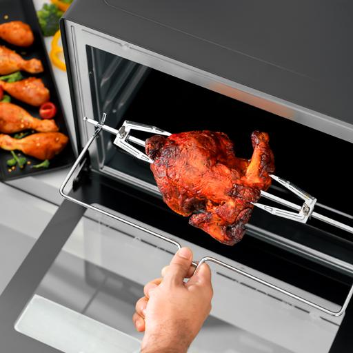 display image 6 for product Digital Multifunction Oven, Rotisserie & Convection, GO34056 | 60min Timer with Bell Ring | Inside Lamp | Temperature Control | 45L Oven with 7 Stages of Function Switch Selector