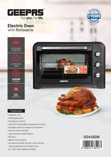 display image 9 for product Geepas Electric Oven, 42L