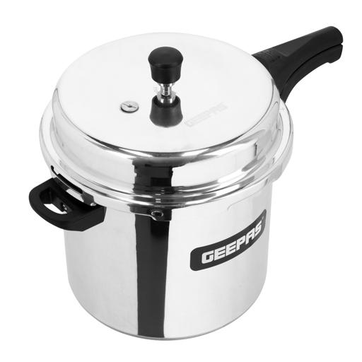 display image 10 for product Aluminium Pressure Cooker, 12L Cooker with Lid, GPC329 | Induction Base Cooker with Durable Handles | Ideal for Small to Medium Households | Create Delicious, Home-Cooked Dishes 