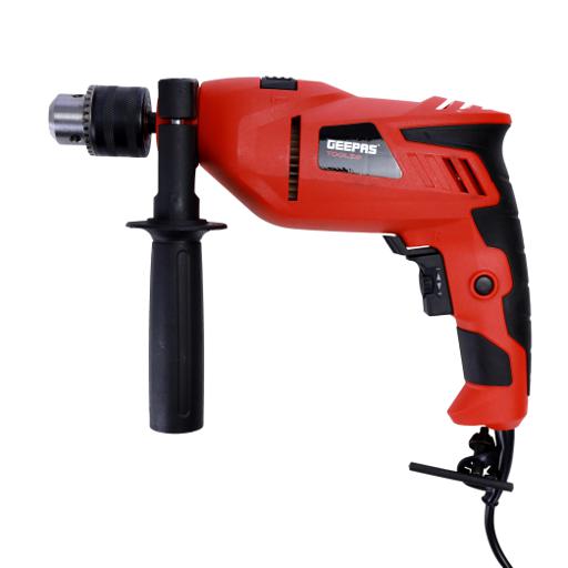 display image 10 for product Geepas 13Mm Percussion Drill 750W- Selector For Masonry, Brick, Metal, Wood & More